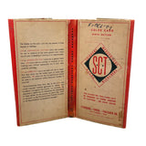 Scarce and Beautiful Standard Coosa Thatcher Co Dyed Cotton Thread Color Card