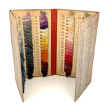 Scarce and Beautiful Standard Coosa Thatcher Co Dyed Cotton Thread Color Card