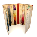 Scarce and Beautiful Standard Coosa Thatcher Co Dyed Cotton Thread Color Card