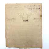 The Golden Hours of Youth Are Slipping Away, Early 19th C. Ink and Watercolor Love Token by Sarah A. Stearns
