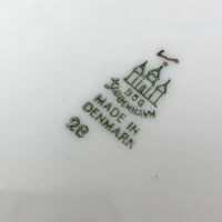 Rare and Mint, Bing & Grondahl, Denmark, Signed Porcelain Glaze Sample Plate. 1950s