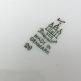 Rare and Mint, Bing & Grondahl, Denmark, Signed Porcelain Glaze Sample Plate. 1950s