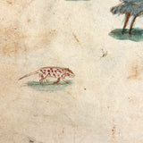 Caleb Cope's Most Wonderful Earlyish 19th Century Notebook with Many Watercolors and Schoolwork