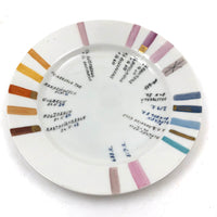 Rare and Mint, Bing & Grondahl, Denmark, Signed Porcelain Glaze Sample Plate. 1950s