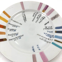Rare and Mint, Bing & Grondahl, Denmark, Signed Porcelain Glaze Sample Plate. 1950s