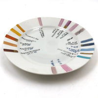 Rare and Mint, Bing & Grondahl, Denmark, Signed Porcelain Glaze Sample Plate. 1950s