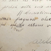 Caleb Cope's Most Wonderful Earlyish 19th Century Notebook with Many Watercolors and Schoolwork