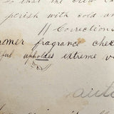 Caleb Cope's Most Wonderful Earlyish 19th Century Notebook with Many Watercolors and Schoolwork