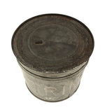 Silver Painted Old STRING Tin (with twine inside)