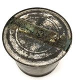 Silver Painted Old STRING Tin (with twine inside)