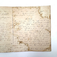 Caleb Cope's Most Wonderful Earlyish 19th Century Notebook with Many Watercolors and Schoolwork