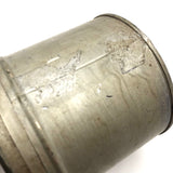 Silver Painted Old STRING Tin (with twine inside)