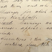 Caleb Cope's Most Wonderful Earlyish 19th Century Notebook with Many Watercolors and Schoolwork