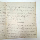 Caleb Cope's Most Wonderful Earlyish 19th Century Notebook with Many Watercolors and Schoolwork