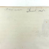 Caleb Cope's Most Wonderful Earlyish 19th Century Notebook with Many Watercolors and Schoolwork