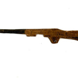 Sweet Old Miniature Folk Carved Rifle