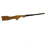 Sweet Old Miniature Folk Carved Rifle