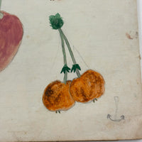 Caleb Cope's Most Wonderful Earlyish 19th Century Notebook with Many Watercolors and Schoolwork