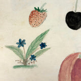 Caleb Cope's Most Wonderful Earlyish 19th Century Notebook with Many Watercolors and Schoolwork