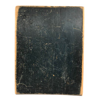 Beautiful 19th C. Primitive Red, Green, Black Painted Checkerboard
