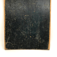 Beautiful 19th C. Primitive Red, Green, Black Painted Checkerboard