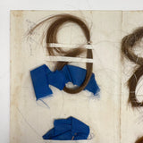 Annotated Collected Hair Locks Stitched to Paper with Handwritten Names and Notes #1, 1866