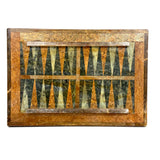 c. Mid 20th Century Italian Pietra Dura Marble Backgammon Board