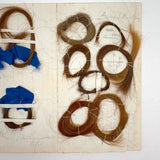 Annotated Collected Hair Locks Stitched to Paper with Handwritten Names and Notes #1, 1866