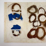 Annotated Collected Hair Locks Stitched to Paper with Handwritten Names and Notes #1, 1866