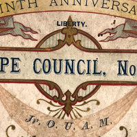1875 Odd Fellows Hope Council No. 2 Announcement/Ticket