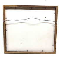 Mid-Century Gouache on Paper, Unsigned Abstraction in Period Frame