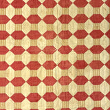 Favorite Ever Antique Child's Quilt with Heart Border and Monogram on Reverse