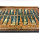 c. Mid 20th Century Italian Pietra Dura Marble Backgammon Board