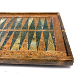 c. Mid 20th Century Italian Pietra Dura Marble Backgammon Board