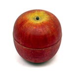 SOLD Beautiful Condition Old Turned Wooden Red Apple Box
