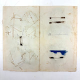 Annotated Collected Hair Locks Stitched to Paper with Handwritten Names and Notes #1, 1866