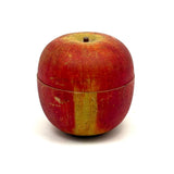 SOLD Beautiful Condition Old Turned Wooden Red Apple Box