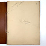 Ray Hayden's 1903 "Graded Sewing Course" Sewing Samples Notebook