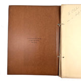 Ray Hayden's 1903 "Graded Sewing Course" Sewing Samples Notebook