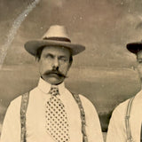 Karl Apin (Blind) and Robert Leclais, Latvian Immigrants in Cleveland, Ohio, 1904 Tintype