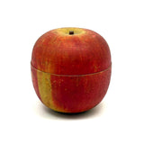 SOLD Beautiful Condition Old Turned Wooden Red Apple Box