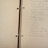 Ray Hayden's 1903 "Graded Sewing Course" Sewing Samples Notebook