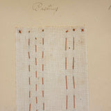 Ray Hayden's 1903 "Graded Sewing Course" Sewing Samples Notebook