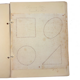 Ray Hayden's 1903 "Graded Sewing Course" Sewing Samples Notebook