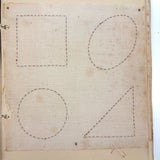 Ray Hayden's 1903 "Graded Sewing Course" Sewing Samples Notebook