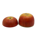 SOLD Beautiful Condition Old Turned Wooden Red Apple Box