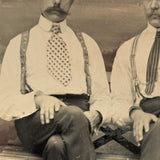 Karl Apin (Blind) and Robert Leclais, Latvian Immigrants in Cleveland, Ohio, 1904 Tintype