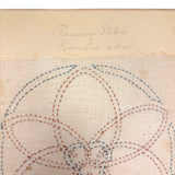 Ray Hayden's 1903 "Graded Sewing Course" Sewing Samples Notebook