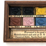 c. 1830s, Very Rare Osborne's Superfine American Watercolors Travel Set