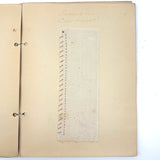 Ray Hayden's 1903 "Graded Sewing Course" Sewing Samples Notebook